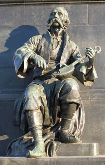 Filip Višnjić, spomenik u Kruševcu